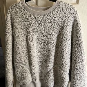 PINK Victoria's Secret Sherpa Crew Sweatshirt